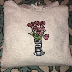 Supreme flowers hoodie